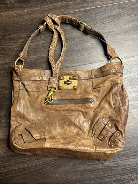 Y2K Vintage Juicy Couture Brown Leather Purse